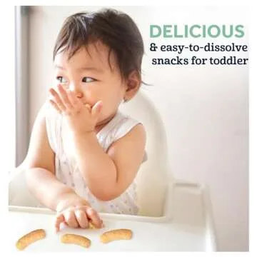 Gerber Snacks for Baby Organic Lil Crunchies, White Cheddar & Broccoli, 1.59 Ounce (Pack of 6)