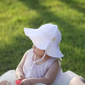 DASMINI Baby Toddler Sun Hat with UPF 50+ Protection