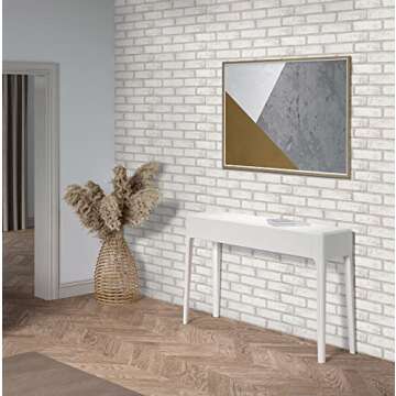 Timeet Peel and Stick Faux Brick Wallpaper for Easy Decor