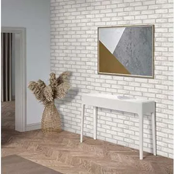 Timeet Peel and Stick Faux Brick Wallpaper for Easy Decor
