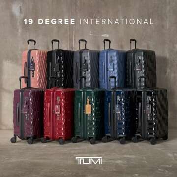 TUMI - 19 Degree International Expandable 4 Wheeled Carry-On - Hard Shell Suitcase - 21.8" X 14.0" X 9.0" - Black