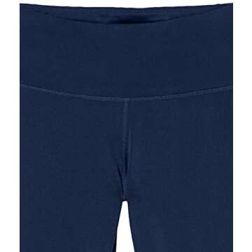 Amazon Essentials Women's Studio Sculpt Mid-Rise Full-Length Active Legging, Navy, Medium