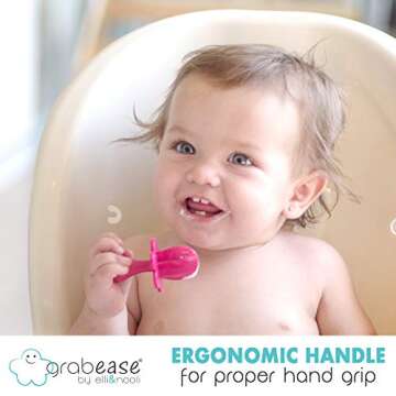 GRABEASE Baby Utensils (Pink)