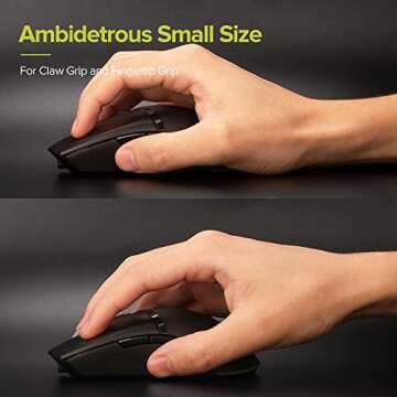 DeLUX M800DB Wireless Gaming Mouse - Lightweight, RGB, 16000DPI