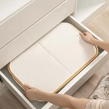 JOYBEST 140L Double Laundry Hamper with Bamboo Handles