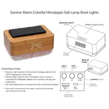 Ariel EDGE Sunrise Simulation Alarm - Multi-Function Himalayan Lamp