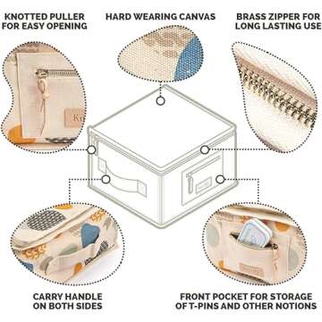 KnitIQ Blocking Mats for Crochet with T-Pins and Bag