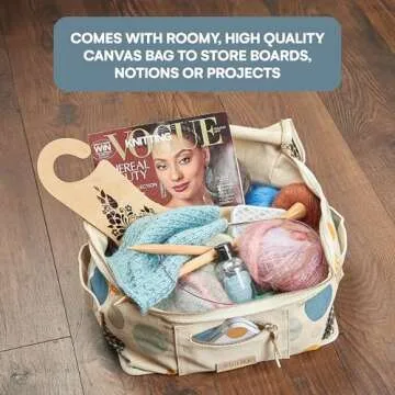 KnitIQ Blocking Mats for Crochet with T-Pins and Bag