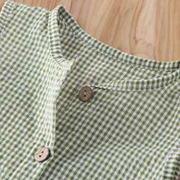 Mubineo Infant Baby Boy Girl Summer Sleeveless Romper Jumpsuit One Piece Clothes Outfit (Md Green, 6-12 Months)