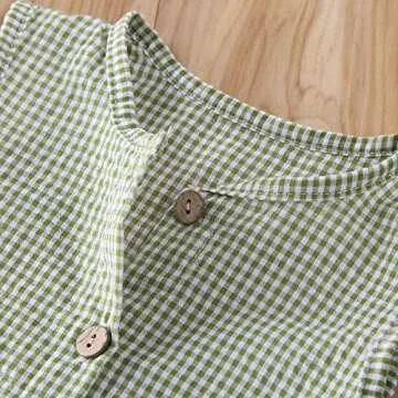 Mubineo Infant Baby Boy Girl Summer Sleeveless Romper Jumpsuit One Piece Clothes Outfit (Md Green, 6-12 Months)