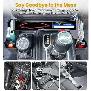Eamplest Jeep Console Organizer for Wrangler JL & Gladiator