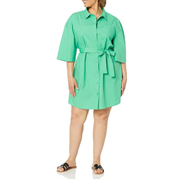 Chic Dakota Belted Mini Shirt Dress for Summer Style
