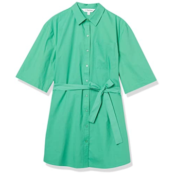Chic Dakota Belted Mini Shirt Dress for Summer Style