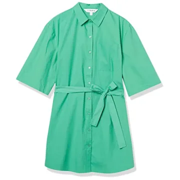Chic Dakota Belted Mini Shirt Dress for Summer Style