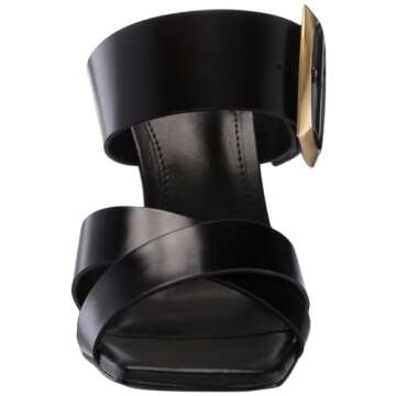 Vince Camuto Women's HELYA Heeled Sandal, Black, 8.5