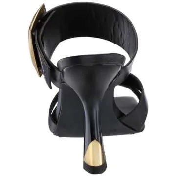 Vince Camuto Women's HELYA Heeled Sandal, Black, 8.5