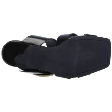Vince Camuto Women's HELYA Heeled Sandal, Black, 8.5