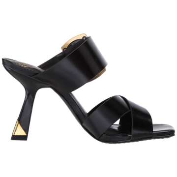 Vince Camuto Women's HELYA Heeled Sandal, Black, 8.5