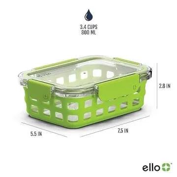 Ello Duraglass Meal Prep Containers - Versatile and Durable