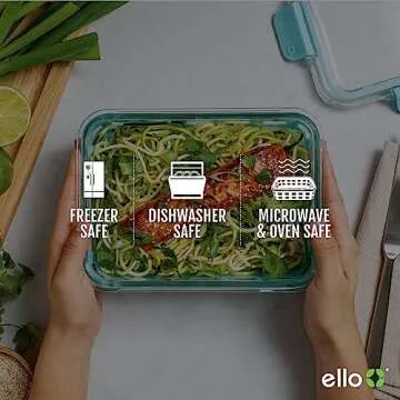 Ello Duraglass Meal Prep Containers - Versatile and Durable