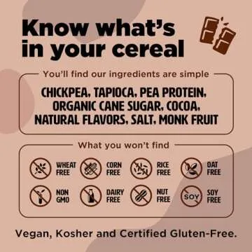 Healthy Plant-Based Cocoa Cereal by Three Wishes - 6 Pack
