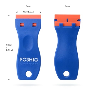 FOSHIO Plastic Razor Blade Scraper Set with Blades
