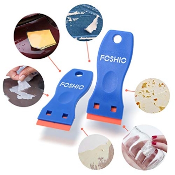 FOSHIO Plastic Razor Blade Scraper Set with Blades