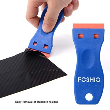 FOSHIO Plastic Razor Blade Scraper Set with Blades