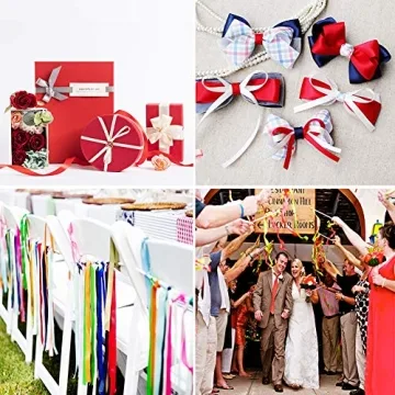 Vibrant Satin Ribbon Rolls for Crafting and Decoration