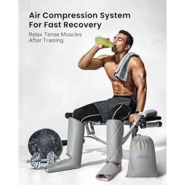 RENPHO Leg Massager for Circulation and Pain Relief, Calf Compression Massager Effective for Fathers...