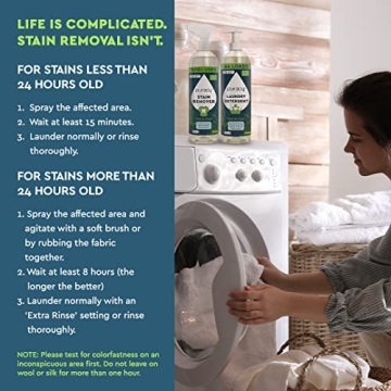 Puracy Enzyme-Based Laundry Stain Remover & Detergent Duo