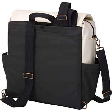 Petunia Pickle Bottom Boxy Backpack | Diaper Bag | Diaper Bag Backpack for Parents | Top-Selling Stylish Baby Bag | Sophisticated and Spacious Backpack for On The Go Moms | Original Birch/Black