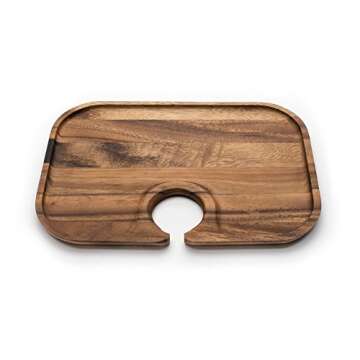 Ironwood Gourmet Paso Robles Canapé Tray, 7.5 x 10.5 x 0.5 inches, Brown
