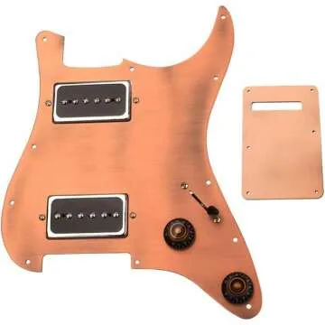 Exceart Prewired Humbucker Pickguard Accessories
