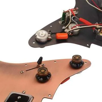 Exceart Prewired Humbucker Pickguard Accessories