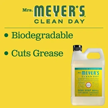 Mrs Meyer's Honeysuckle Dish Soap Refill, Eco-Friendly