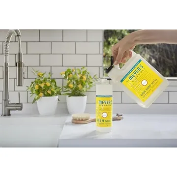 Mrs Meyer's Honeysuckle Dish Soap Refill, Eco-Friendly
