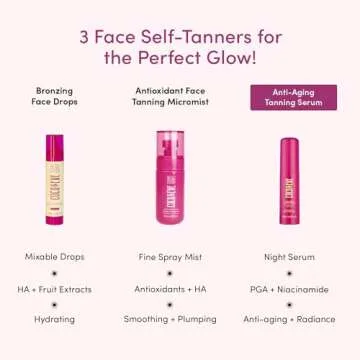 Coco & Eve Anti-Aging Tanning Serum for Hydrating Glow