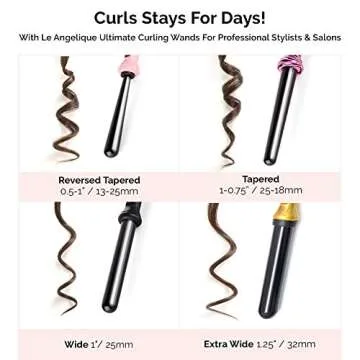 Le Angelique 32mm Curling Wand for Gorgeous Curls