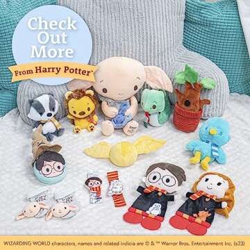 Kids Preferred Harry Potter Dobby Baby Infant Rattle Socks with Dobby Plush Rattle and Dobby is Free - Soft Baby Sock Feet Rattles Encourage Leaning Development Newborn to 9 Months