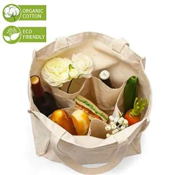 Reusable Produce Bags, Organic Cotton Mesh Bags Muslin Bags with Drawstring 9 Pack 6 Sizes, Large Canvas Bag for Shopping & Storage, Washable, Biodegradable, Eco-friendly, Tare Weight on Color Tag