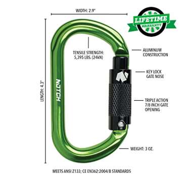 NOTCH Oval Carabiner - 36677