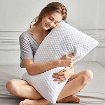 NTCOCO Shredded Memory Foam Pillows - Adjustable Comfort