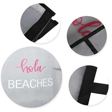 Montana West Large Beach Bag Stylish Durable Tote