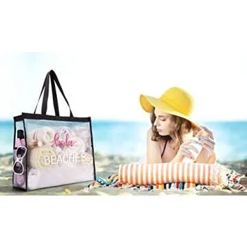 Montana West Large Beach Bag Stylish Durable Tote
