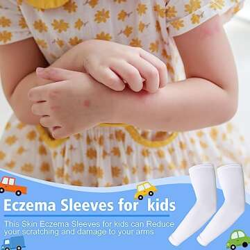 Eurzom Kids Eczema Sleeves - Soft, UV Protection & Relief