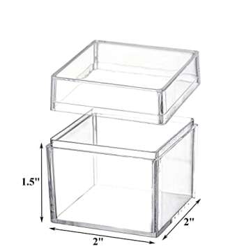 Okllen 36 Pack Acrylic Storage Cube for Every Occasion