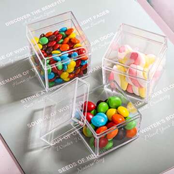 Okllen 36 Pack Acrylic Storage Cube for Every Occasion