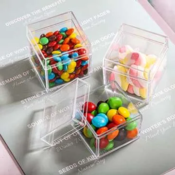 Okllen 36 Pack Acrylic Storage Cube for Every Occasion