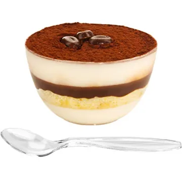 Elegant ImpiriLux 48 Ct Bowls with Spoons for Parties